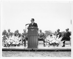 Governor Richard J. Hughes at the podium